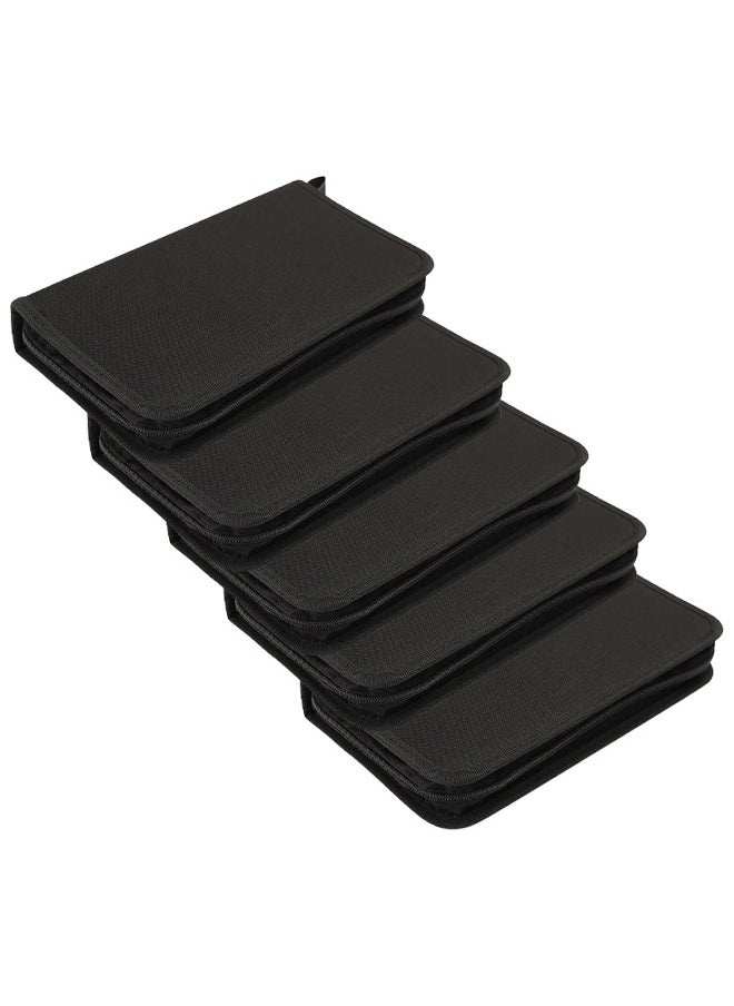 Taimi 24 Disc Carry Box Holder Package Car Storage Bag Case Album DVD CD Organizer Protective Cover Pack of 5  - Image 1