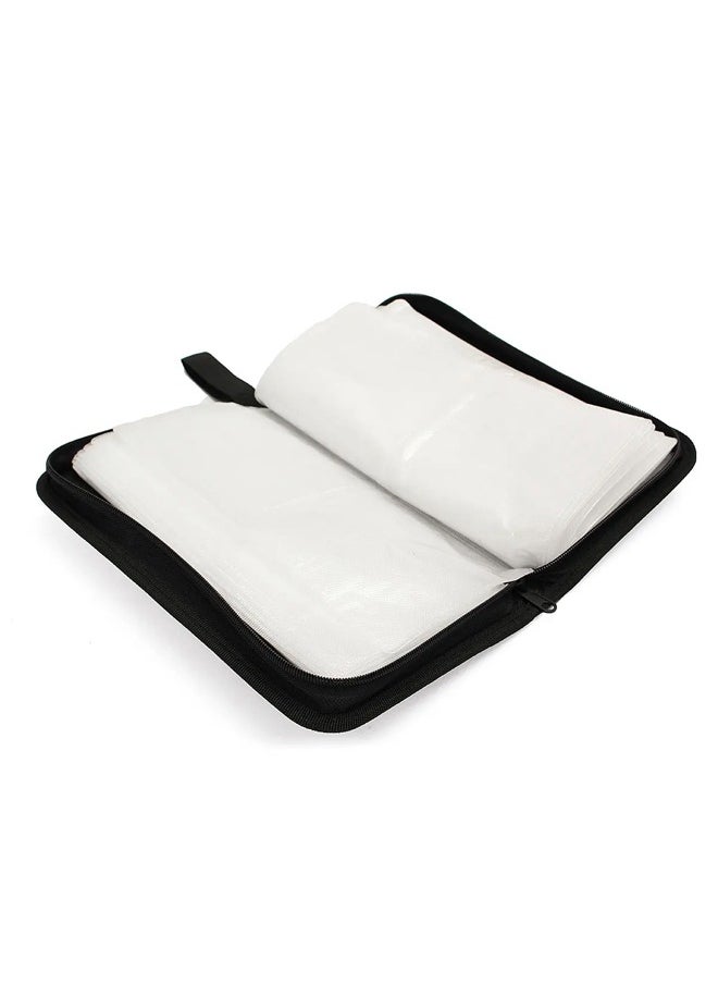 Taimi 24 Disc Carry Box Holder Package Car Storage Bag Case Album DVD CD Organizer Protective Cover Pack of 5  - Image 4