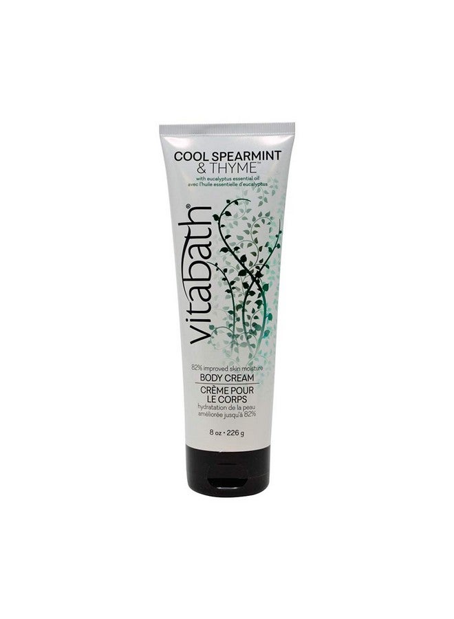 Vitabath Body Cream Cool Spearmint & Thyme 8 Fluid Ounce - Image 1