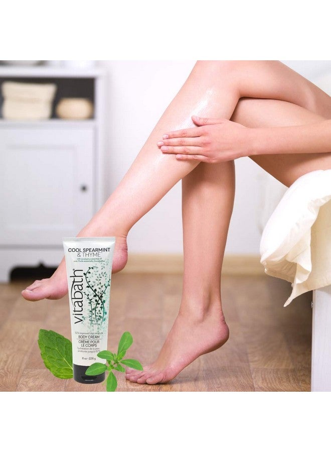 Vitabath Body Cream Cool Spearmint & Thyme 8 Fluid Ounce - Image 4