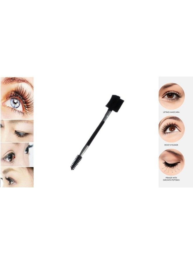 Gugzy Doubleend Eyelash Comb Separator Mascara Lift Curl Metal Beauty Eyes Makeup Tool Eyelashes Comb (Black Silver) - Image 4