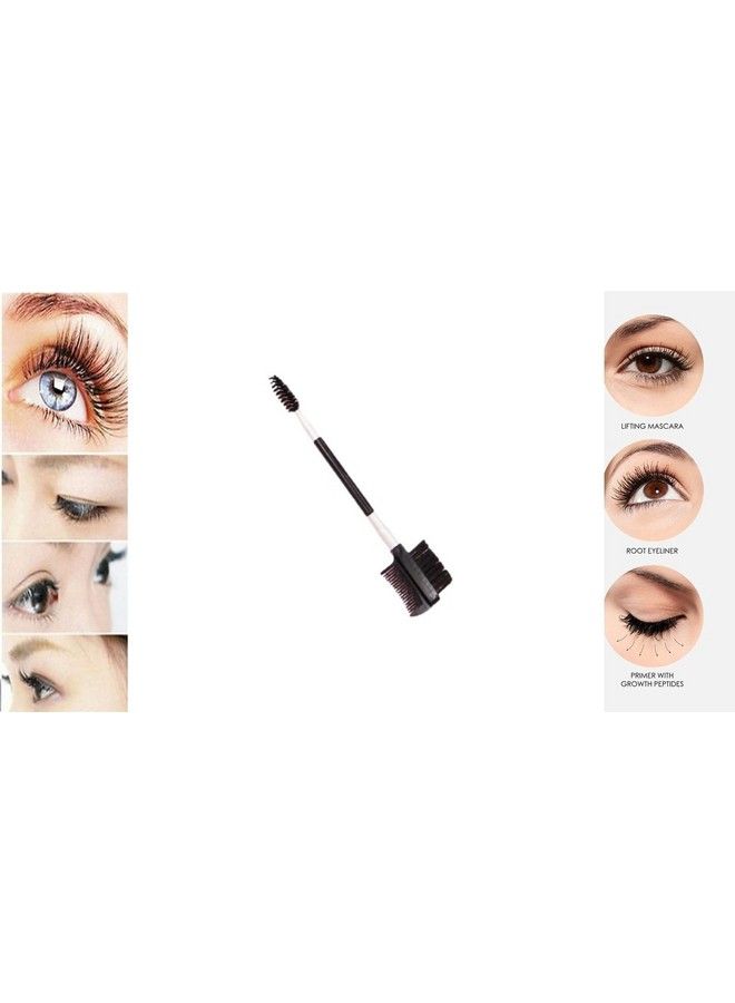 Gugzy Doubleend Eyelash Comb Separator Mascara Lift Curl Metal Beauty Eyes Makeup Tool Eyelashes Comb (Black Silver) - Image 5