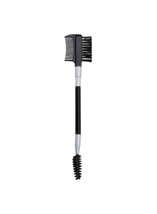 Gugzy Doubleend Eyelash Comb Separator Mascara Lift Curl Metal Beauty Eyes Makeup Tool Eyelashes Comb (Black Silver) - Image 2