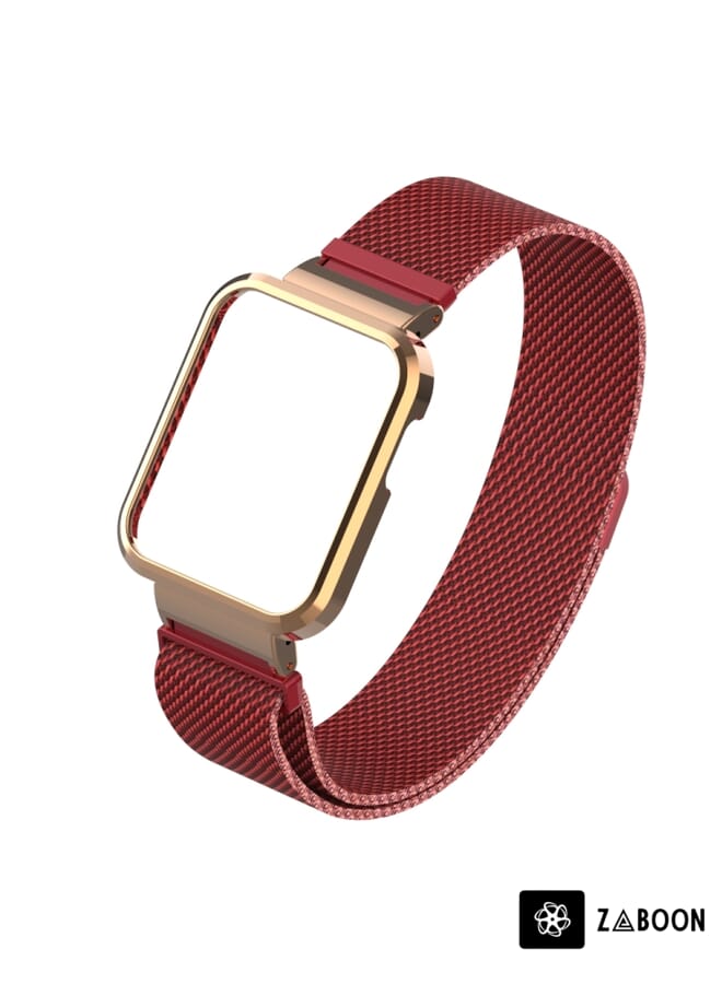 Zaboon Xiaomi Mi Watch Lite / Redmi Watch Milanese Magnetic Metal Watchband - Image 2