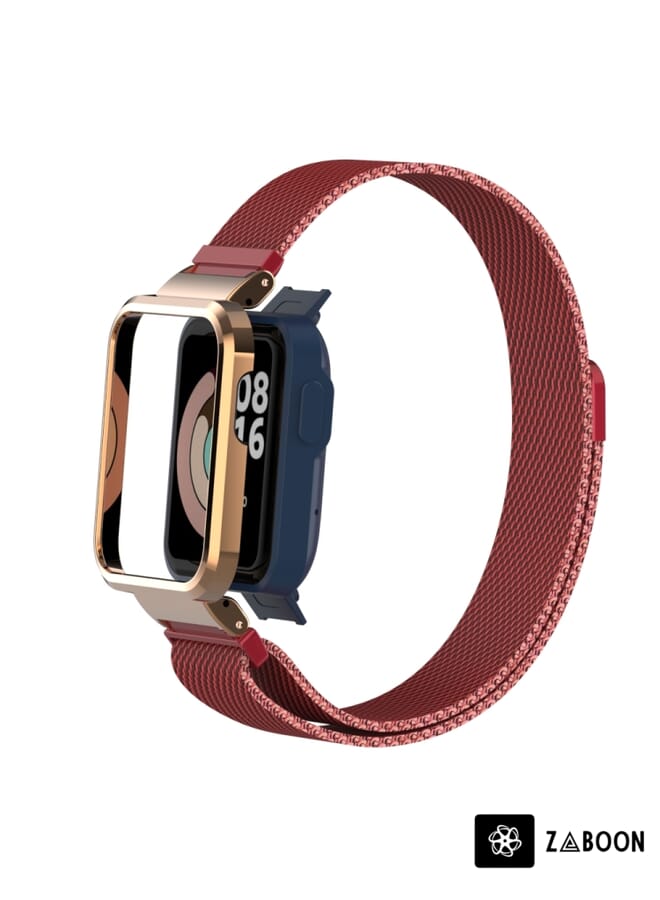 Zaboon Xiaomi Mi Watch Lite / Redmi Watch Milanese Magnetic Metal Watchband - Image 3