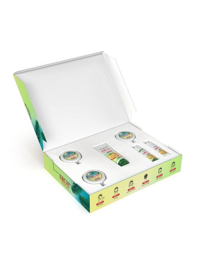 Panchvati Herbals Fruit Facial Kit For Nourished Radiant & Healthy Skin With Fruit Enzymes & Antioxidants 6 Step Facial Kit All Skin Types 180Gm + 50Ml  - Image 4