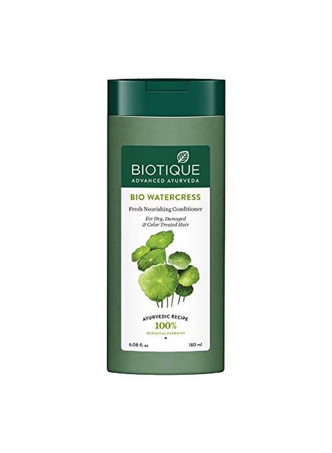 Biotique Bio Watercress Fresh Nourishing Conditioner 180Ml - Image 1