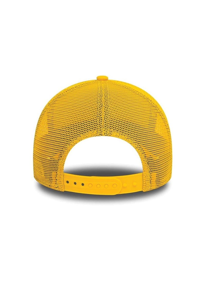 PRINTSHOP4ME Kids Yellow Smiley Face Mesh Cap With Adjustable Plastic Closure–Unisex Baseball Hat For Boys And Girls–Perfect For Outdoor Activities,Sports - Image 2