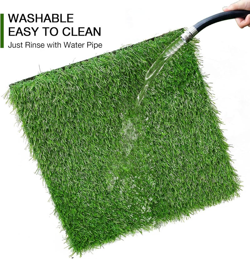 XLX TURF 12X12 Artificial Grass Table Placemats 4 Pack Green Fake Turf Square Decor Golf Theme Party Birthday Baby Shower Wedding Holiday - Image 5