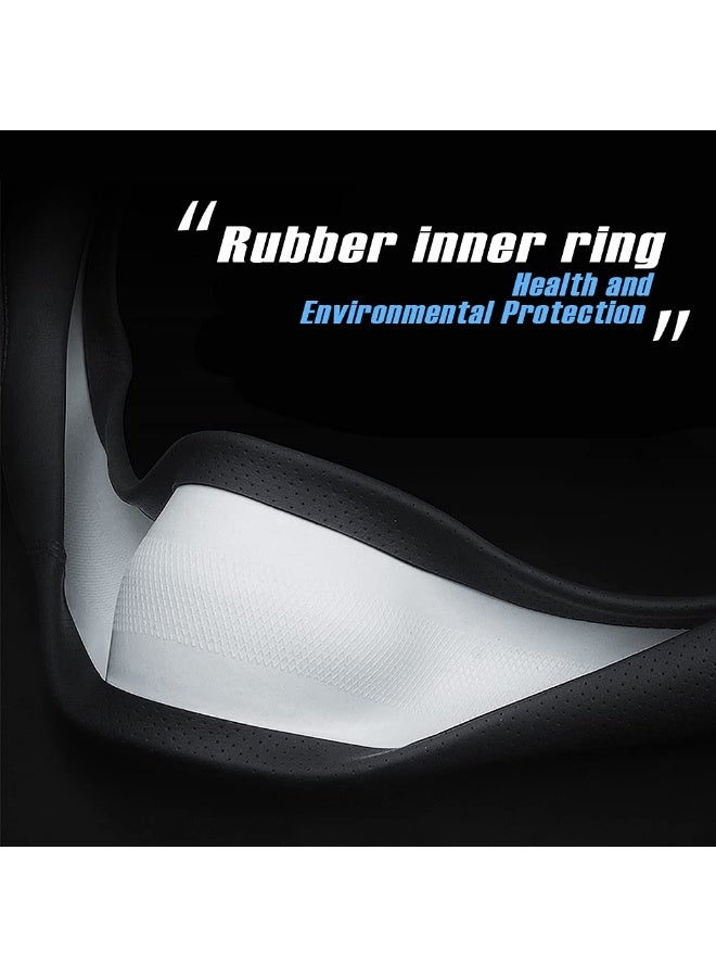 Arabest Steering Wheel Cover Compatible with Toyota RAV4 2001-2023, Breathable Premium Leather Car Steering Wheel Cover, Anti-Slip Design, A-Style - Image 3
