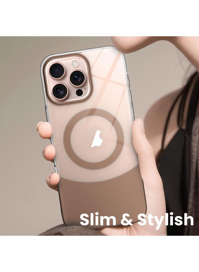 S-TOP Case For iPhone 14 Pro Max Slim Color Contrast MagSafe PC Transparent Phone Case - Image 2