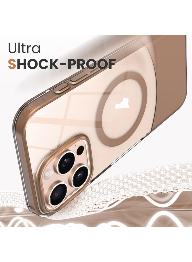 S-TOP Case For iPhone 14 Pro Max Slim Color Contrast MagSafe PC Transparent Phone Case - Image 4