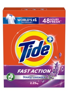 Tide Fast Action Laundry Detergent Powder With Lavender 2.25kg  - Image 1