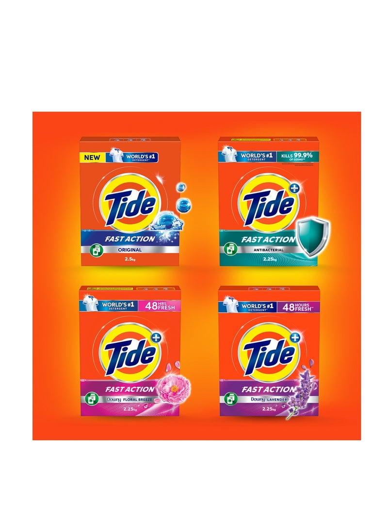 Fast Action Laundry Detergent Powder With Lavender 2.25kg