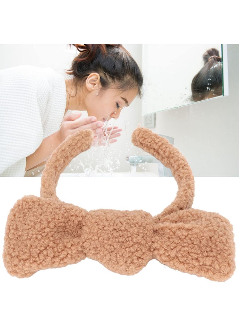 GGOOT Plush Headband, Stable Fixation Fast Drying Skin Friendly Makeup Headband for Lady for Bathing - Image 5
