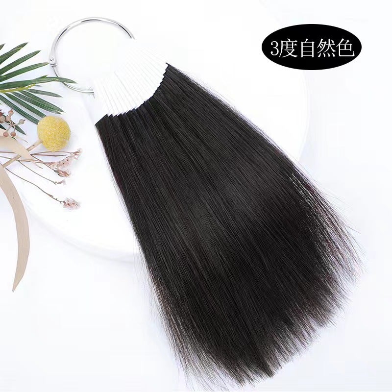 لوحة ألوان صالون الشعر الحقيقي لفحص صبغ الشعر، صبغ الشمع، ممارسة لف الشعر، بطاقة ألوان حزمة الشعر، صبغة التبييض 6 درجات لون 30 شعاع - Image 4