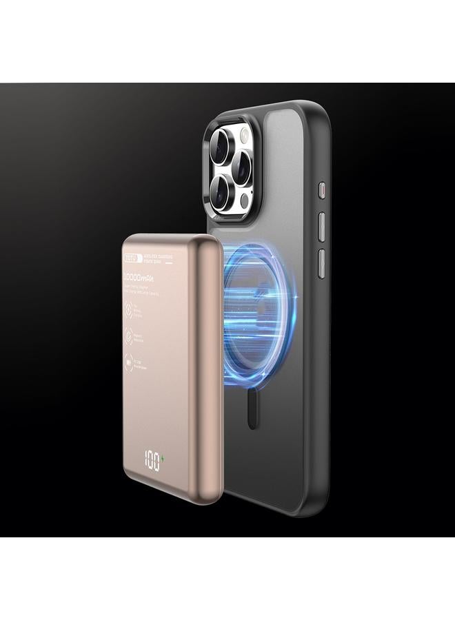 توتو ديزاين جراب هاتف مغناطيسي TOTU PC-7 Gold Shield Series Skin Feel MagSafe لهاتف iPhone 16 Pro - Image 5