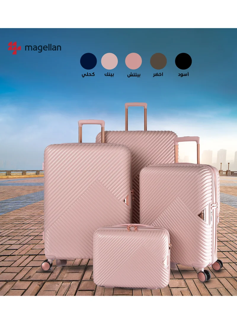 MAGELLAN Magellan travel bags set of 4 pcs with a touch of golden color