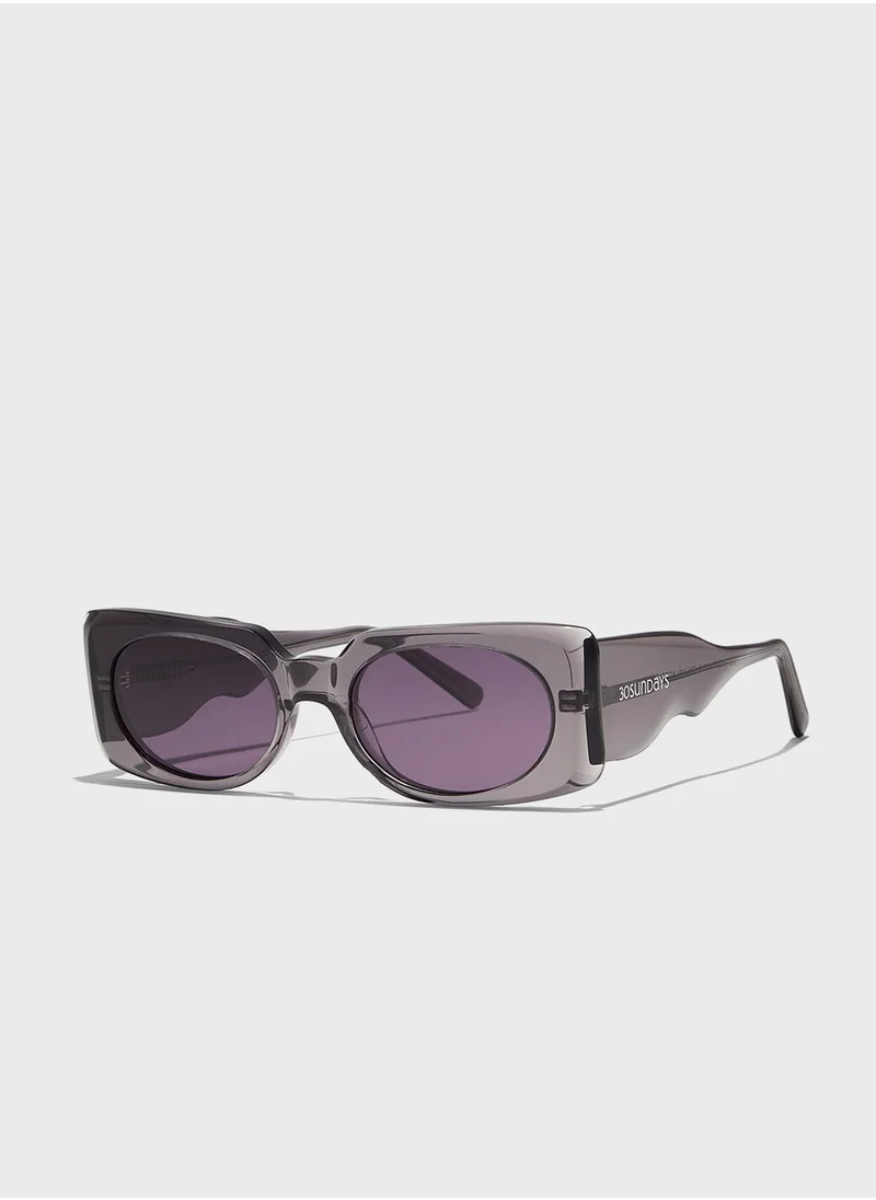 30Sundays Piper Rectangular Sunglasses