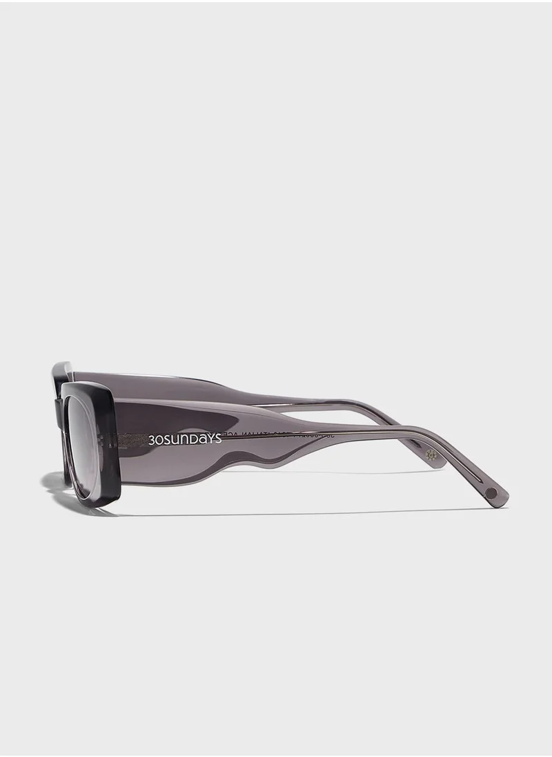 30Sundays Piper Rectangular Sunglasses