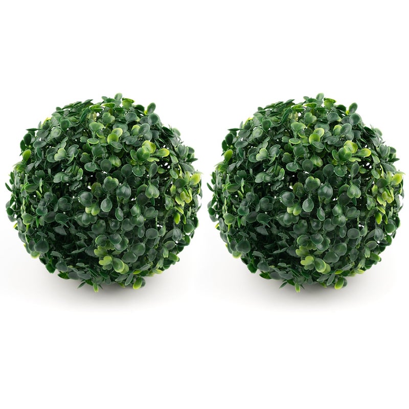 AUEAR AUEAR Artificial Boxwood Topiary Plant Balls Decorative for Table Decoration Garden Wedding Decor 7 Inch Diameter 2 Pack