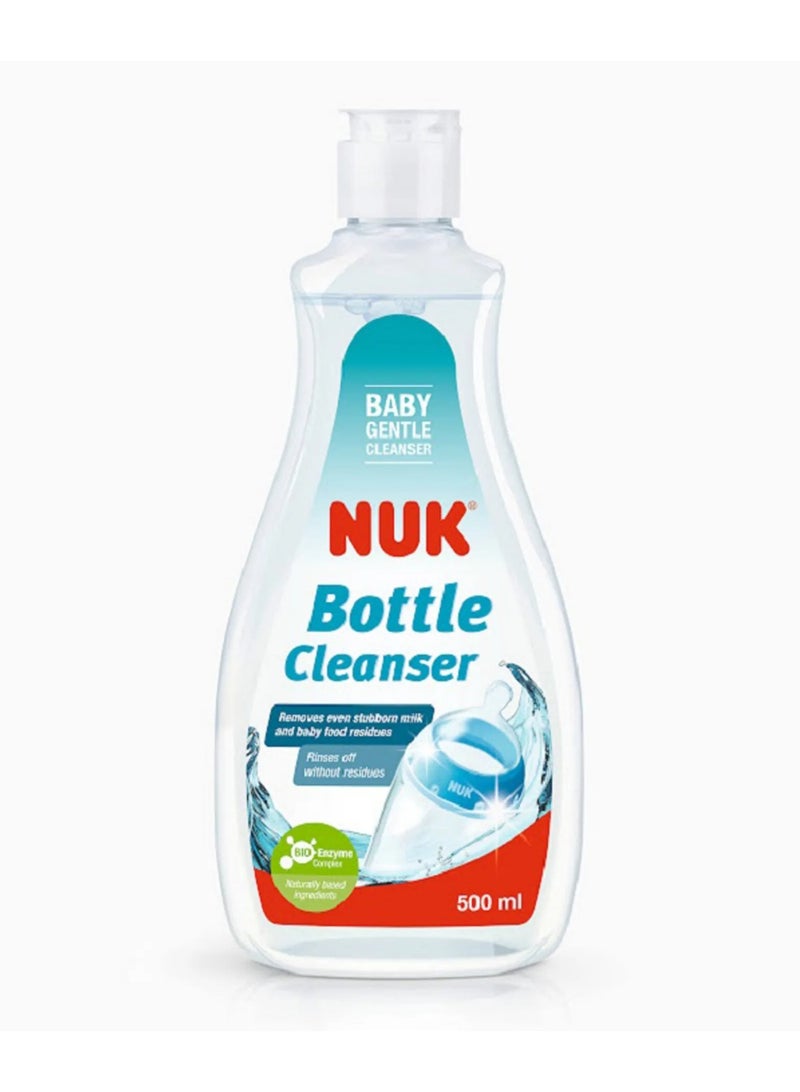 NUK NUK Baby Bottle Cleansers for Milk & Juice Residues, 0 Months+, Twin Pack, 500mL Each, Eco-Friendly, Dermatologically Tested - Image 2
