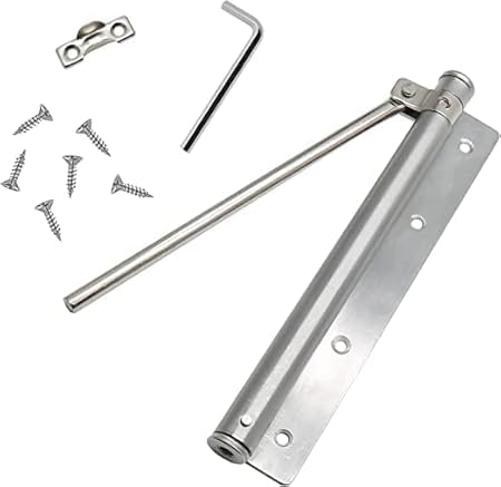 BOTIST Spring Door Closers for Light Weight Door ResidentialCommercial Purpose with Fitting Set Quiet Door Closer for Wooden Door Metal Door Security Door Pack of 1 - Image 3