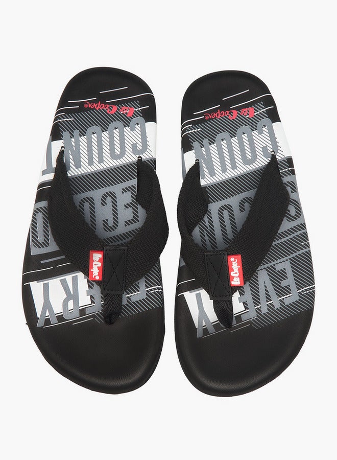 Lee Cooper Men Graphic Print Flip-Flops - Image 2