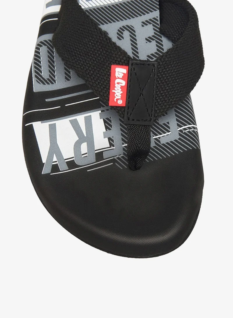 Lee Cooper Black Men Graphic Print Flip-Flops for Men | Best Price UAE