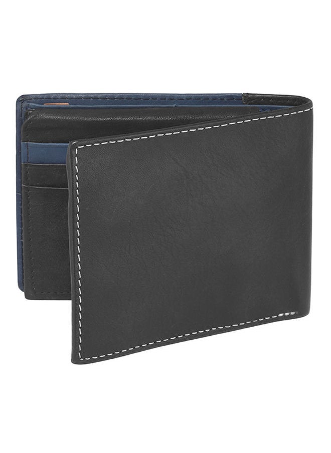 NIBEMINENT - Bloke Leather Bi-Fold Wallet Blue/Black - Image 1