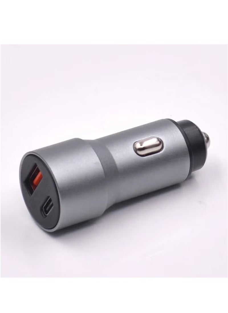 X-Plus 45W PD + USB Car Charger – Fast and Safe Dual-Port Charging