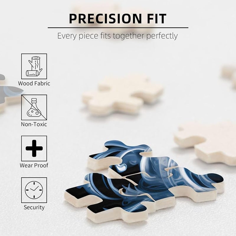 لغز فايا آيس لوان المكون من 1000 قطعة للبالغين، ديكور منزلي مقاس 29.5 × 19.7 بوصة - Image 5