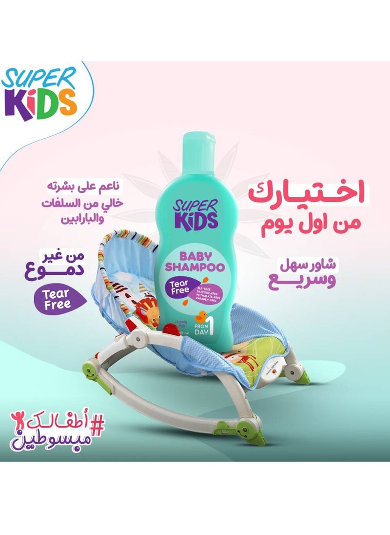 سوبر كيدز سوبر كيدز شامبو أطفال بالحليب والعسل 200 مل  - Image 5