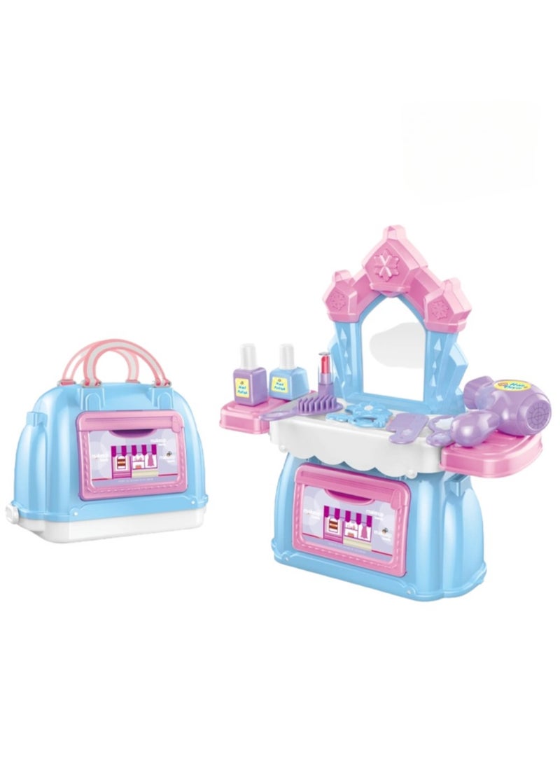 Toy Box Fashion Beauty Girl 2 in 1 Pretend Play Dressing Table