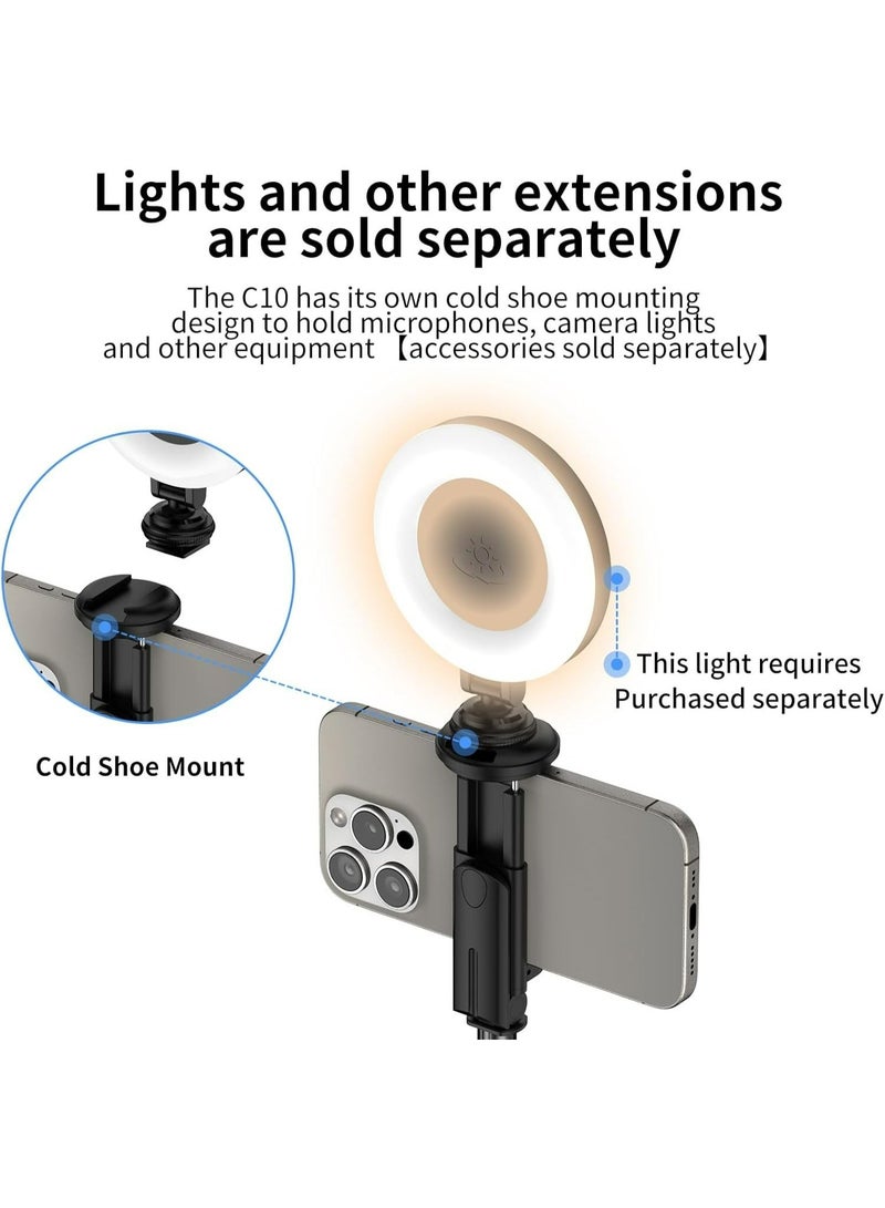 72"All-in-One Hidden Design Multi-Functional Stable Tripod Selfie Stick And  Photography Selfie Fill Light 120 LED 3000mAh - Image 2