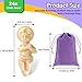 ZYFLSQ 24 Pcs King Cake Baby Jesus Figure 15 Inch Plastic Jesus Doll With Gift Bag Mini Nativity Figurines for Mardi Gras Party King Cake Babies Toppers Decorations Epiphany Gifts - Image 4