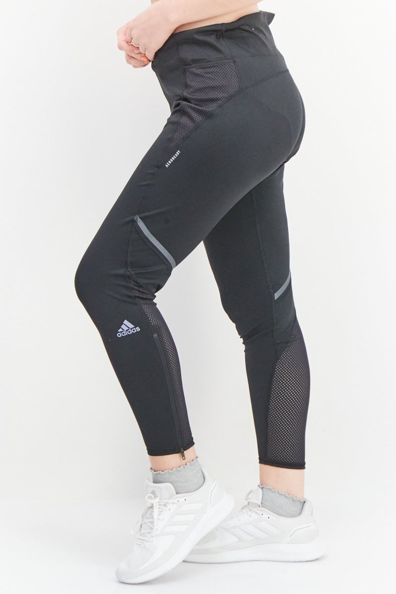 Adidas ملابس رياضية نسائية ضيقة للتدريب، سوداء - Image 2
