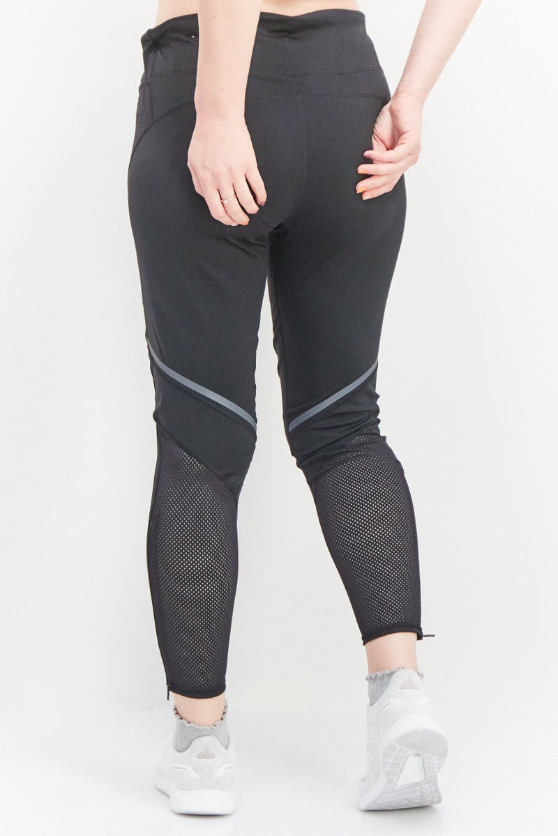 Adidas ملابس رياضية نسائية ضيقة للتدريب، سوداء - Image 4