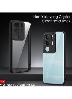 Transparent protective cover for the Vivo V29 / Vivo V29 Pro mobile phone, resistant to shocks and scratches, made of polycarbonate and flexible silicone, anti-yellowing by Tentech – Black - pzsku/Z191E0FC5D0A8B51D0CE8Z/45/_/1721117497/a60944d5-547e-4c85-9b45-dd50c17bae89