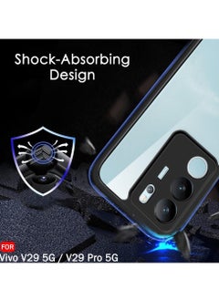 Transparent protective cover for the Vivo V29 / Vivo V29 Pro mobile phone, resistant to shocks and scratches, made of polycarbonate and flexible silicone, anti-yellowing by Tentech – Black - pzsku/Z191E0FC5D0A8B51D0CE8Z/45/_/1721117508/ae01e97f-5b7c-4886-bdbe-1d8b1b751093