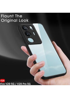 Transparent protective cover for the Vivo V29 / Vivo V29 Pro mobile phone, resistant to shocks and scratches, made of polycarbonate and flexible silicone, anti-yellowing by Tentech – Black - pzsku/Z191E0FC5D0A8B51D0CE8Z/45/_/1721117518/23588d43-6a6b-46f9-97a4-53a64e810fdb