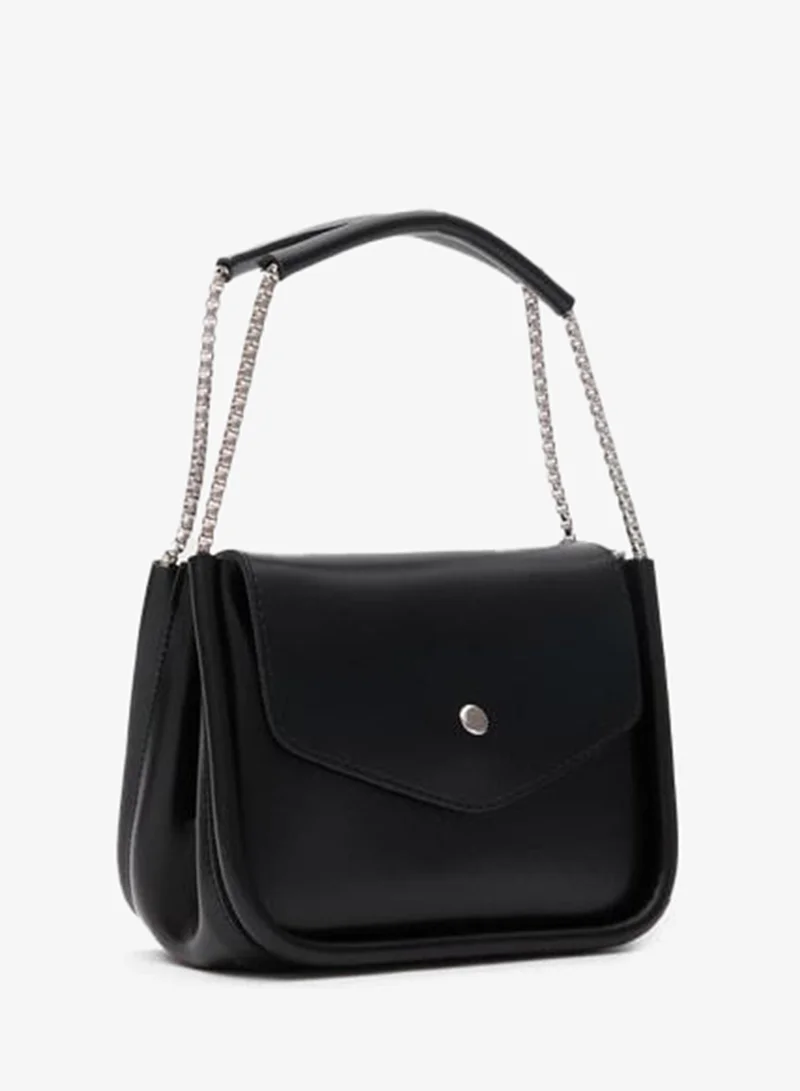 Shule Bags Soshe Black Hand and Crossbody Bag.