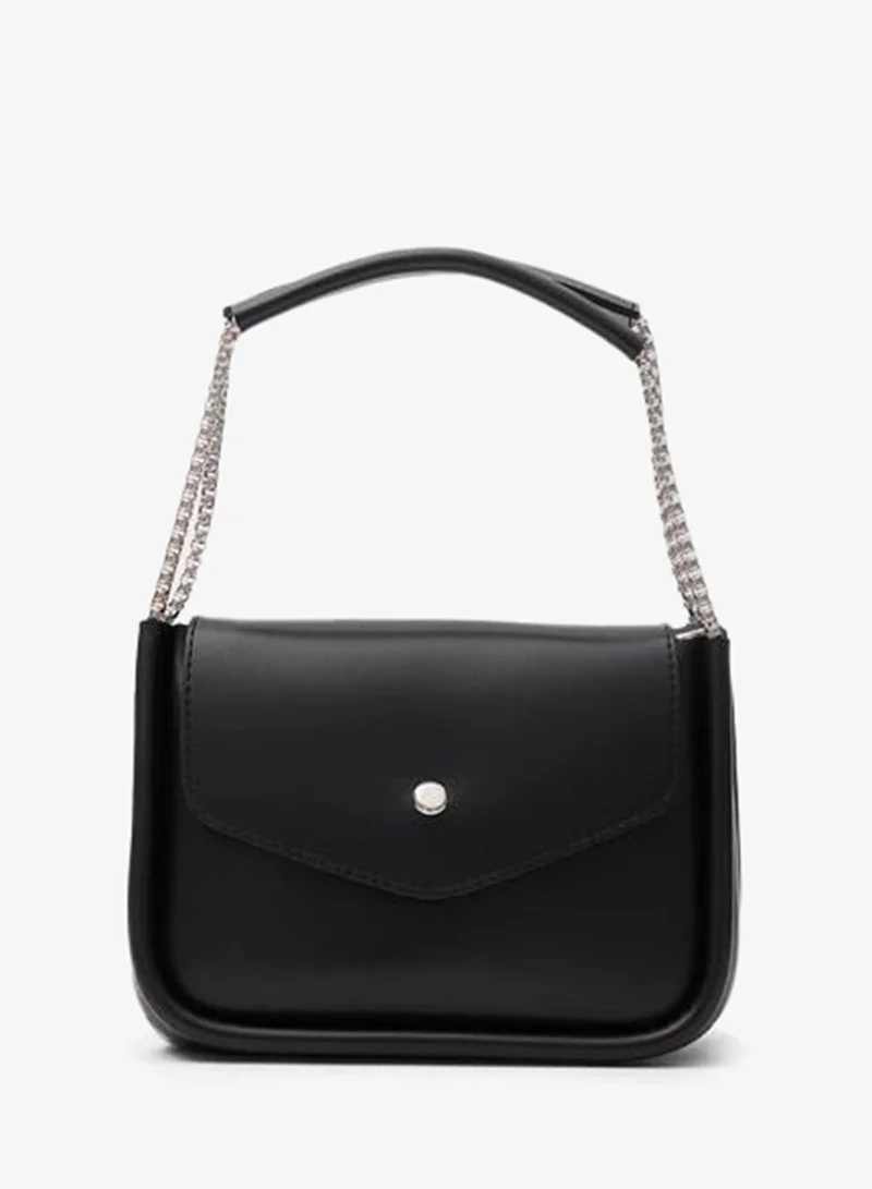 Shule Bags Soshe Black Hand and Crossbody Bag.