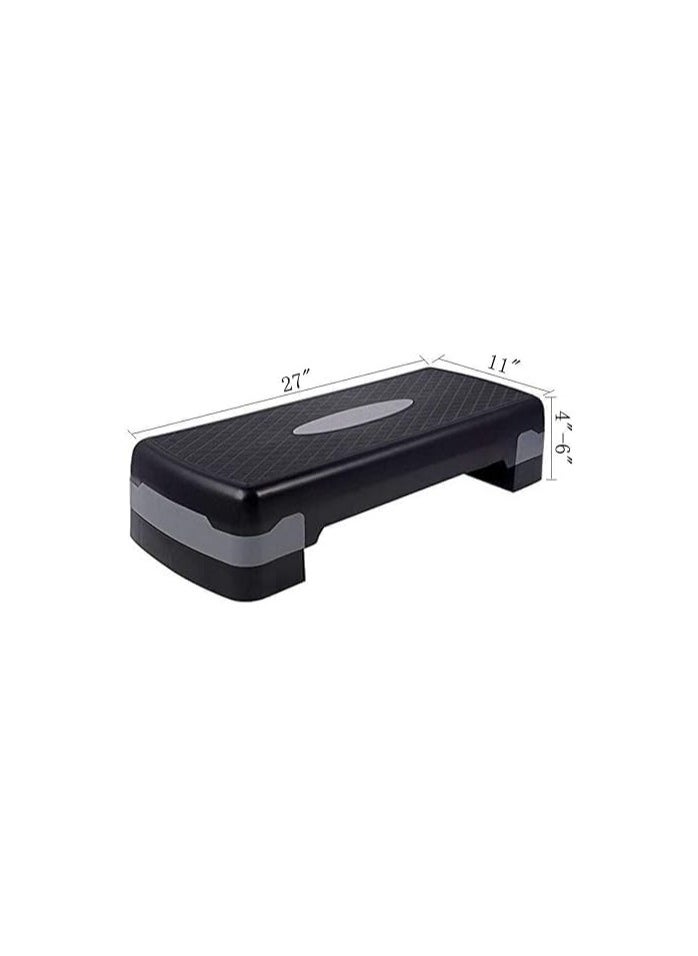 bunca Adjustable Aerobic Exercise Platform, Exercise Step with Shock Absorbing and Non-Slip Surface BUNCA  - Image 5