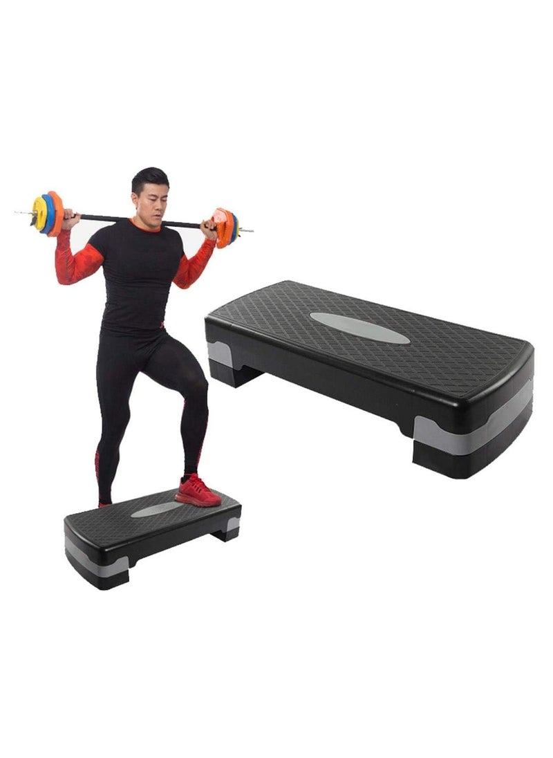 bunca Adjustable Aerobic Exercise Platform, Exercise Step with Shock Absorbing and Non-Slip Surface BUNCA  - Image 1