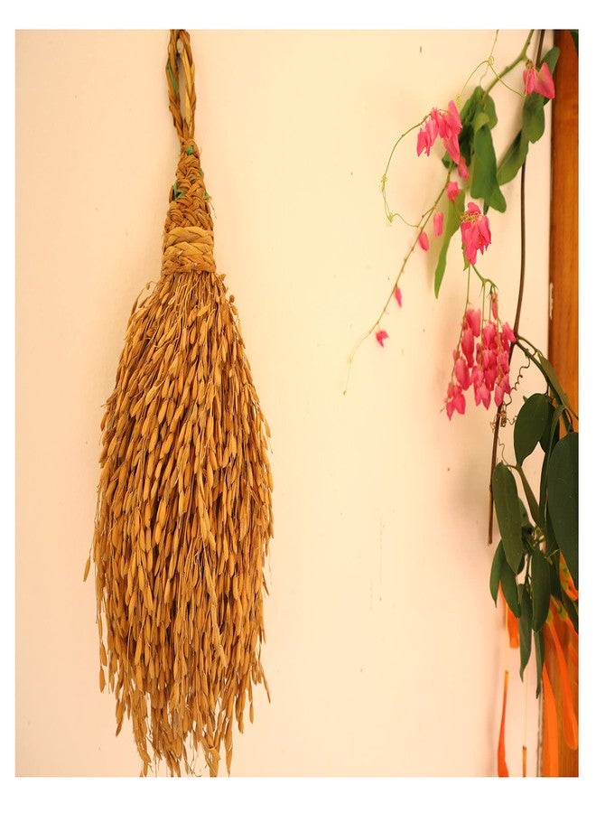 USIRA Natural Paddy Bunch,250 Gram Gucha Hanging with Natural Paddy Grains,Decorative Hanging for Home and Pooja Room Decoration - Image 2