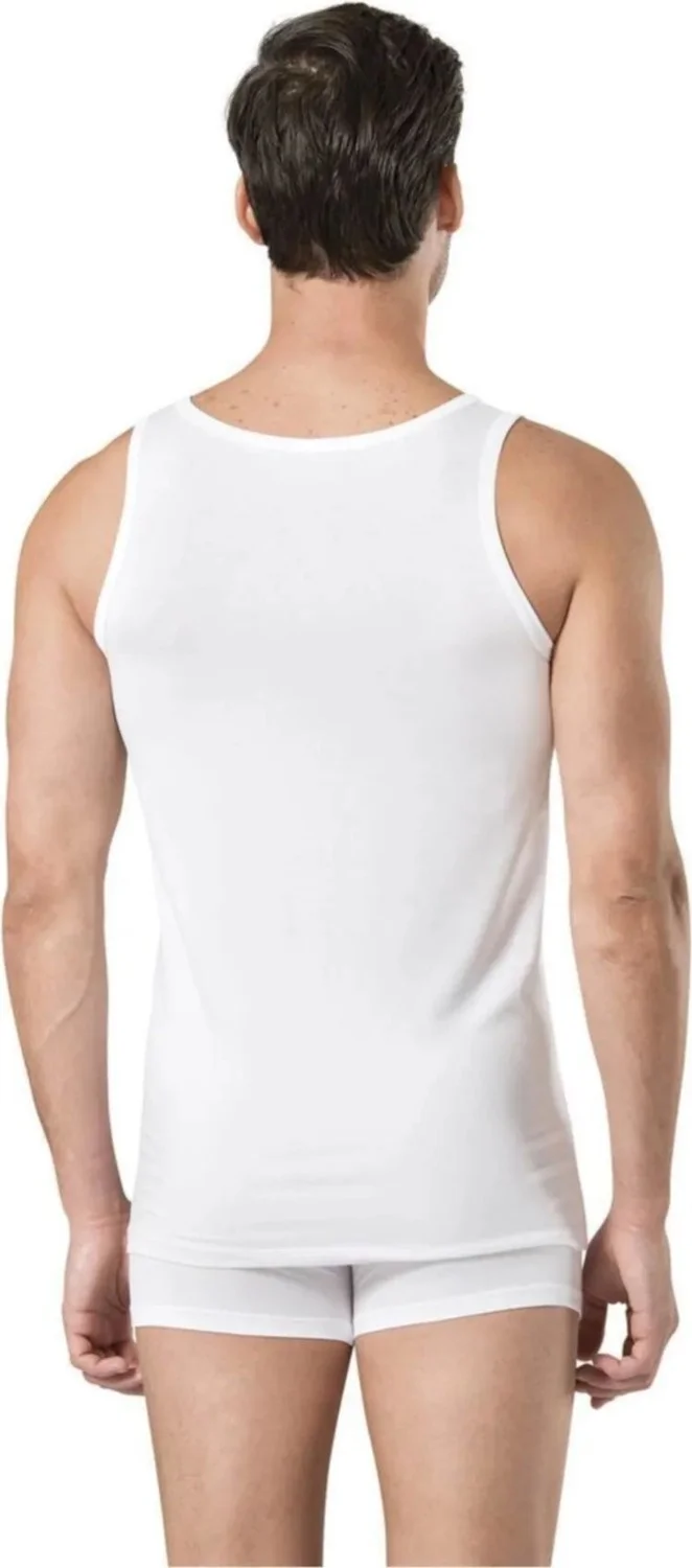 pierre cardin 305 Men's Modal 2-Piece Undershirt-White