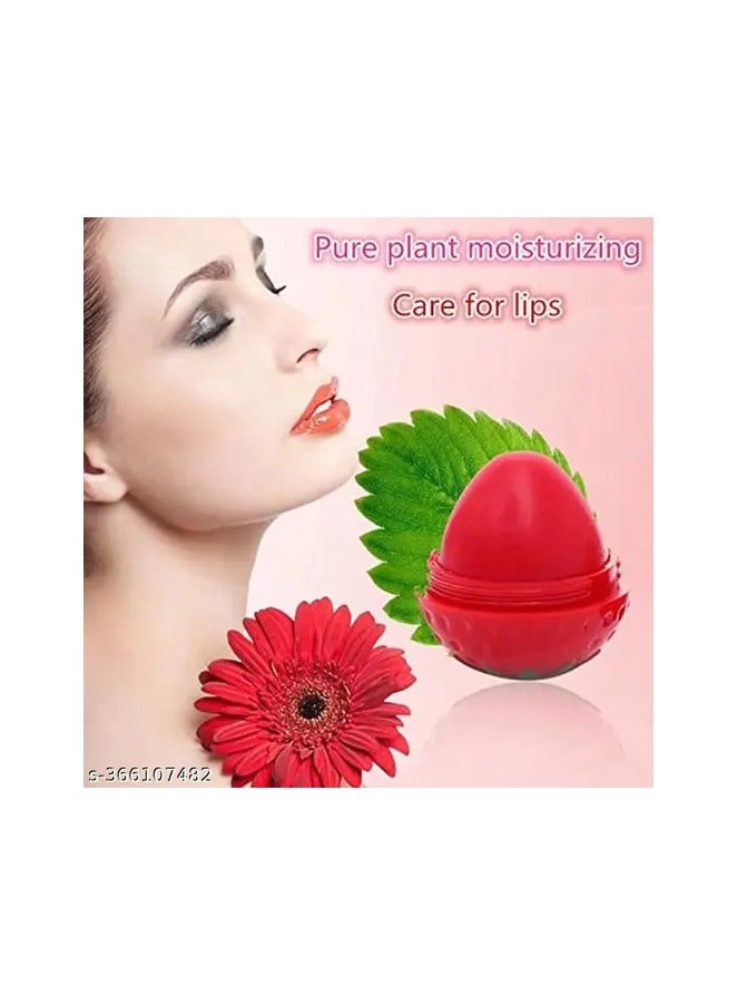 PRO 3PCS Strawberry 100% Natural Moisturizing Lip Balm - Image 2