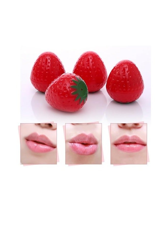 PRO 3PCS Strawberry 100% Natural Moisturizing Lip Balm - Image 5