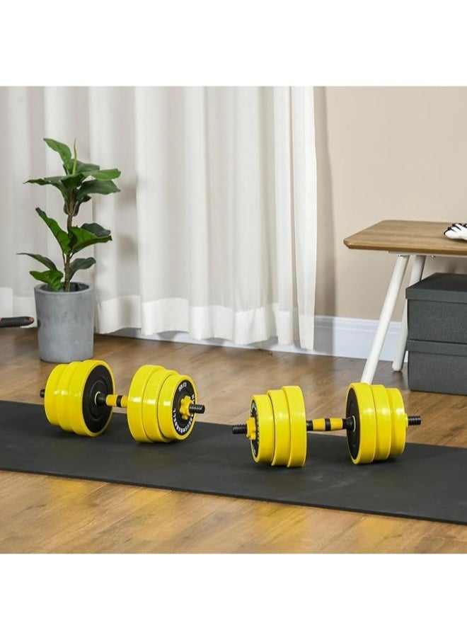 Generic - Adjustable frame set to dumbbell and bar with stabilizer bar for strength training, full body workout, muscle building, home gym sports area, multi-color aerobics - Image 1